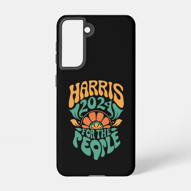 Funda Para Samsung Galaxy Harris Walz 2024 Presidente electoral Kamala Harri (Reverso )