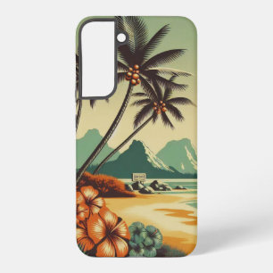 Funda Para Samsung Galaxy S22+ Hawái/Tropical Vintage