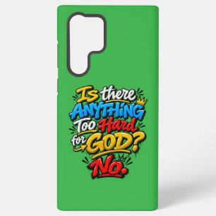 Funda Para Samsung Galaxy S22 Ultra ¿Hay algo demasiado difícil para Dios? No