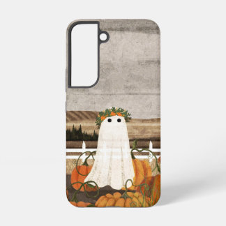 Funda Para Samsung Galaxy S22 Hay un fantasma en el parche de calabaza otra vez