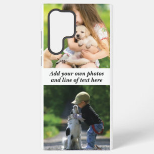 Funda Para Samsung Galaxy S22 Ultra Haz tu propio collage de fotos y texto
