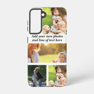 Funda Para Samsung Galaxy S21 Haz tu propio collage de fotos y texto