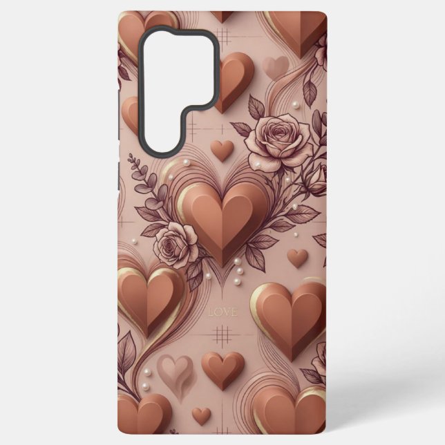 Funda Para Samsung Galaxy Heart Design Samsung Phone Case (Reverso )
