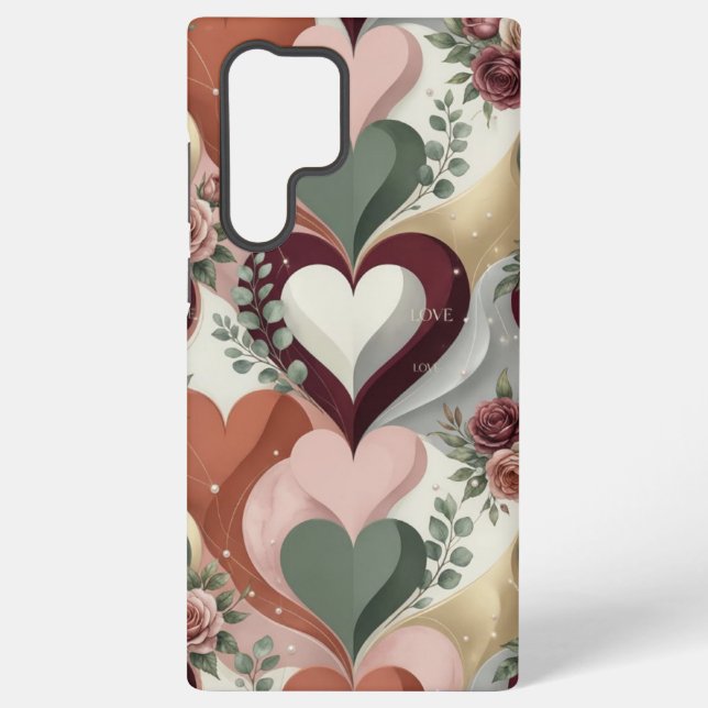 Funda Para Samsung Galaxy Heart Design Samsung Phone Case (Reverso )