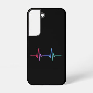 Funda Para Samsung Galaxy S22 Heartbeat Orgullo arcoíris Aliado LGBTQ