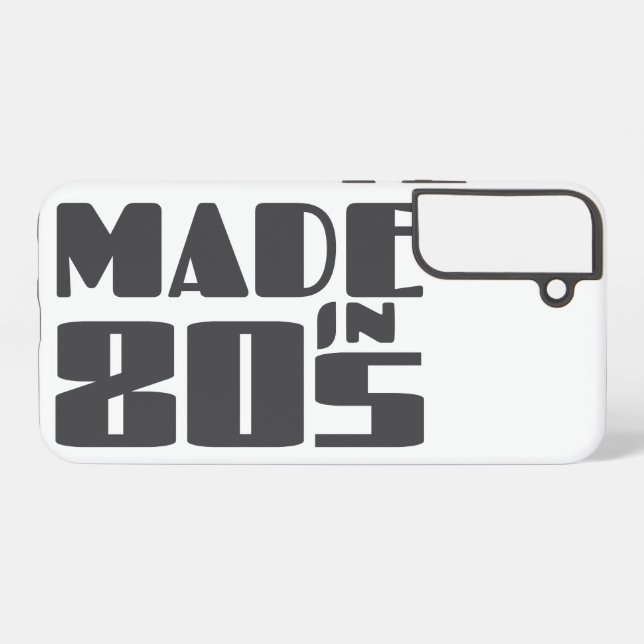 Funda Para Samsung Galaxy Hecho en los 80 (Reverso Horizontal)