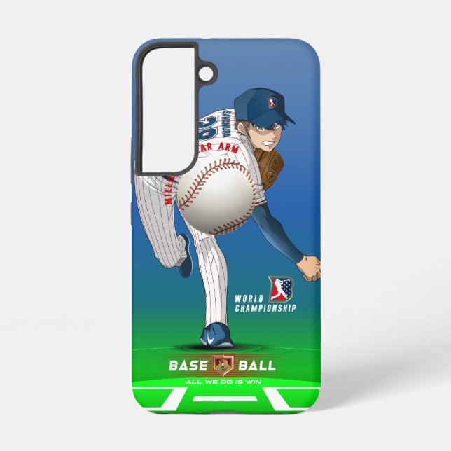 Funda Para Samsung Galaxy Héroe de béisbol con brazo de millón de dólares | (Reverso )