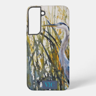 Funda Para Samsung Galaxy S22+ Heron Art - En las malezas