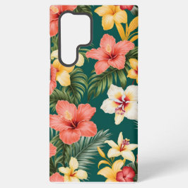 Funda Para Samsung Galaxy S22 Ultra Hibiscus Tropical Samsung S22 Ultra Funda