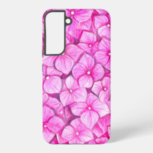 Funda Para Samsung Galaxy S22+ Hidrangea acuarela