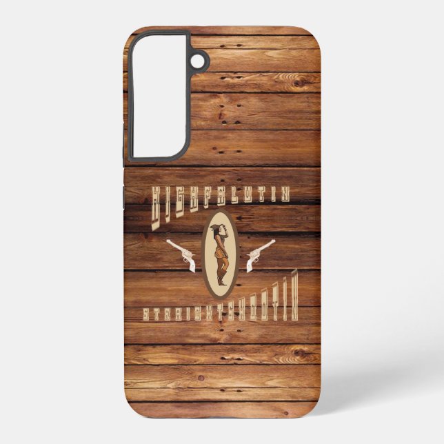 Funda Para Samsung Galaxy Highfalutin directo al oeste (Reverso )