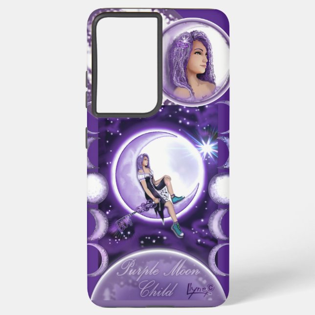 Funda Para Samsung Galaxy Hijo de la Luna Púrpura (Reverso )