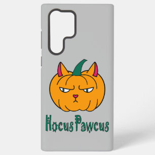 Funda Para Samsung Galaxy S22 Ultra Hocus pawcus calabaza de Halloween gato jengibre m