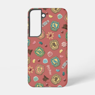 Funda Para Samsung Galaxy S22 HOGWARTS™ Patrón de cookies navideñas
