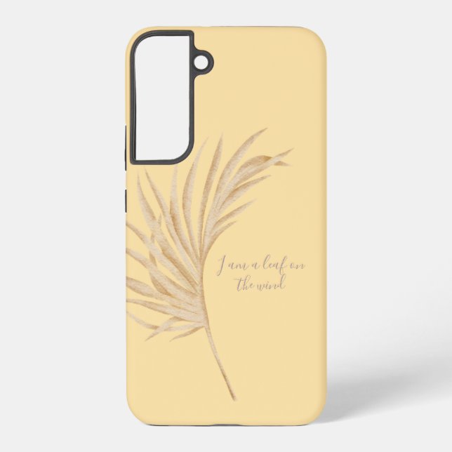 Funda Para Samsung Galaxy hoja en el viento (Reverso )
