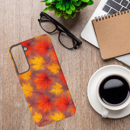 Funda Para Samsung Galaxy S22+ Hojas de cascada rusticas para caídas - Foliage de