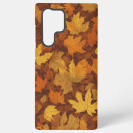 Funda Para Samsung Galaxy S22 Ultra Hojas de otoño que caen