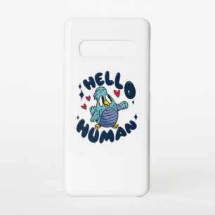 Funda Para Samsung Galaxy S10 Hola lindo pájaro humano