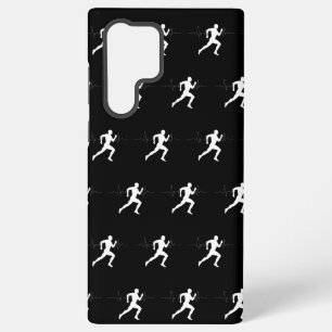 Funda Para Samsung Galaxy S22 Ultra Hombre corriendo corre la línea de Siluette HeartB