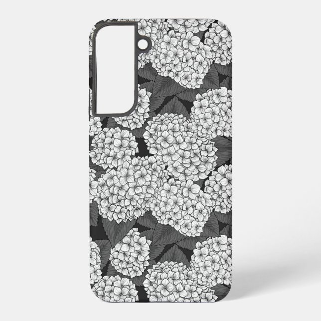 Funda Para Samsung Galaxy Hortensia blanca (Reverso )