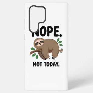 Funda Para Samsung Galaxy S22 Ultra Humor de introvertido divertido con un perezoso pe