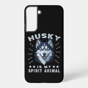 Funda Para Samsung Galaxy S22+ Husky Es Mi Espíritu Animal Majestic Husky Dog