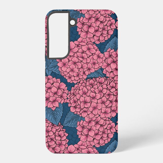 Funda Para Samsung Galaxy Hydrangea garden (Reverso )