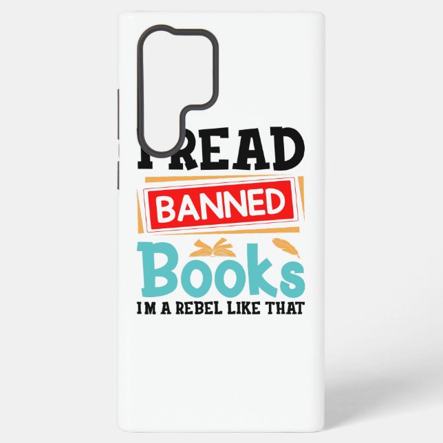 Funda Para Samsung Galaxy I Read Banned Books Librarian Reader (Reverso )