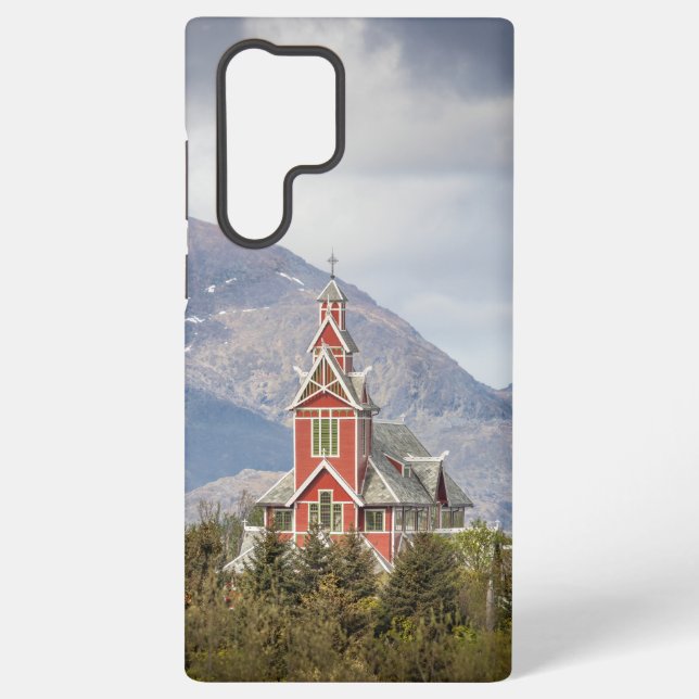 Funda Para Samsung Galaxy Iglesia de Buksnes Lofoten Noruega (Reverso )