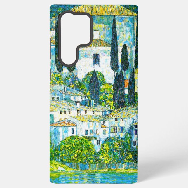 Funda Para Samsung Galaxy Iglesia de Cassone Gustav Klimt (Reverso )