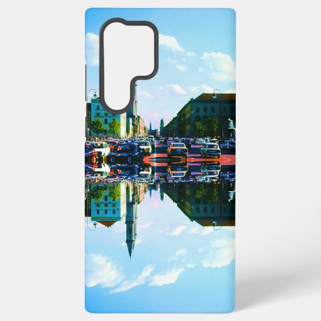 Funda Para Samsung Galaxy Iglesia de la Universidad de Munich ludwigstraße (Reverso )