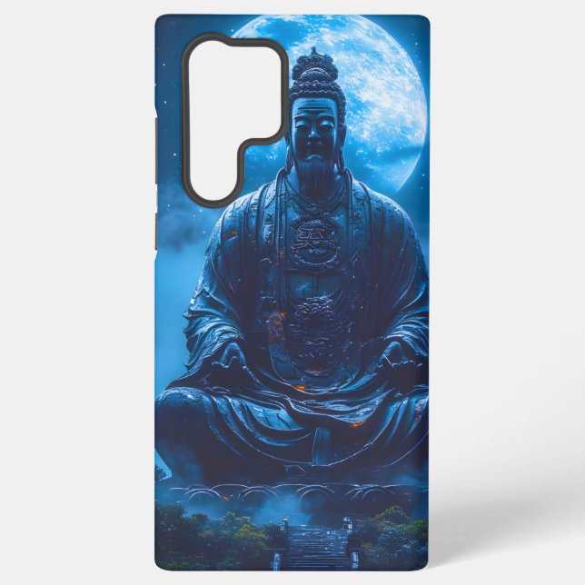 Funda Para Samsung Galaxy Iluminación en Azul (Reverso )