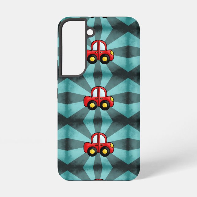 Funda Para Samsung Galaxy Ilustracion de coches (Reverso )
