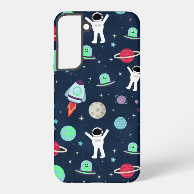 Funda Para Samsung Galaxy Ilustración de patrón espacial (Reverso )