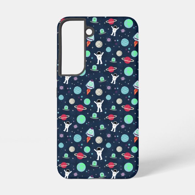 Funda Para Samsung Galaxy Ilustración de patrón espacial (Reverso )