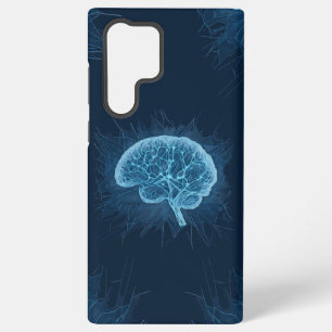 Funda Para Samsung Galaxy S22 Ultra Ilustración de red cerebral - Red neuronal