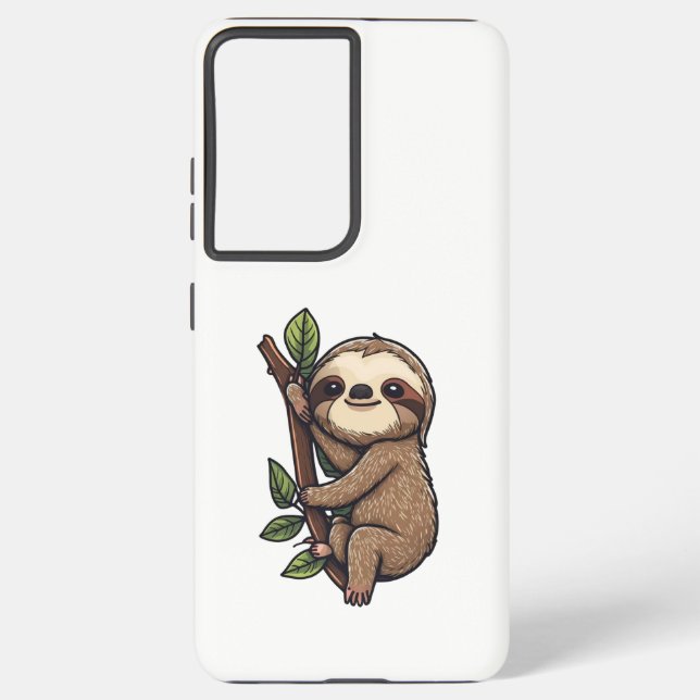 Funda Para Samsung Galaxy Ilustracion personalizado Sloth (Reverso )