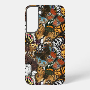 Funda Para Samsung Galaxy S22+ Impresión animal. Las alas de mariposa.
