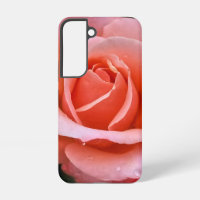 Impresión artística botánica de rosa romántica