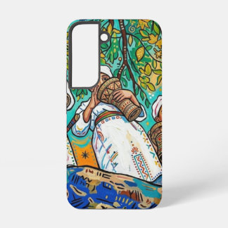 Funda Para Samsung Galaxy S22 Impresión de arte popular amazigh Ahwash marroquí