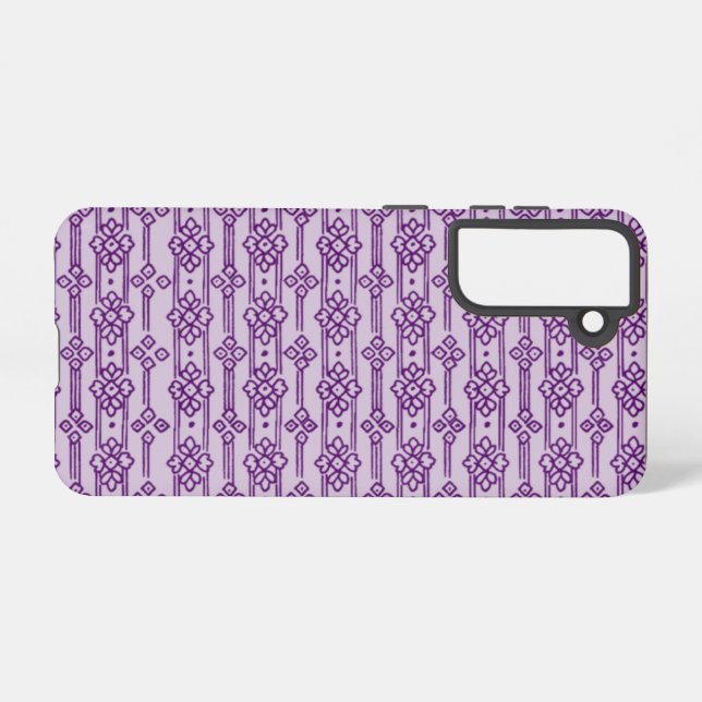 Funda Para Samsung Galaxy Impresión de bloques Boho India (Reverso Horizontal)