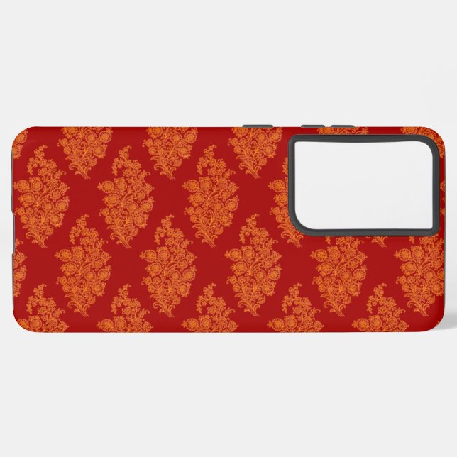 Funda Para Samsung Galaxy Impresión de bloques Boho India (Lado izquierdo)