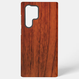 Funda Para Samsung Galaxy S22 Ultra Impresión de madera de caoba
