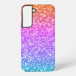 Funda Para Samsung Galaxy S22+ Impresión de textura de brillo falso colorido