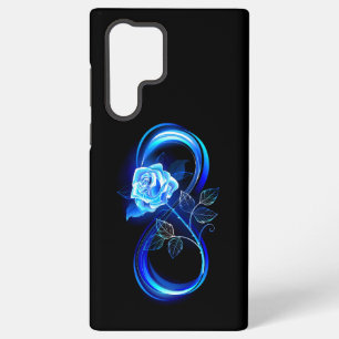 Funda Para Samsung Galaxy S22 Ultra Infinito brillante con rosa azul