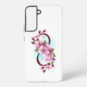 Funda Para Samsung Galaxy S22+ Infinito con flores de cerezo en flor
