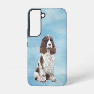 Funda Para Samsung Galaxy S22 Inglés Springer Spaniel Pintura Original Perro Art
