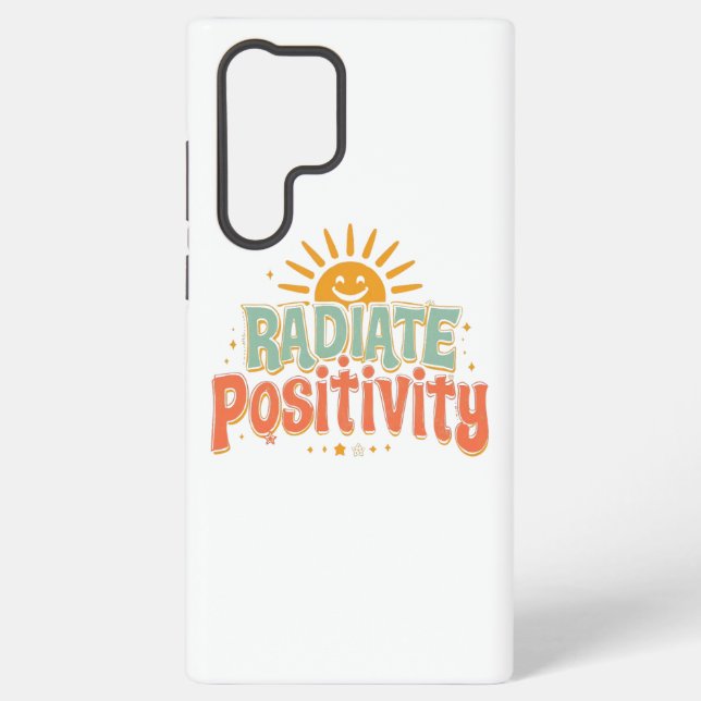 Funda Para Samsung Galaxy Inspirational Good Vibes and Happiness (Reverso )