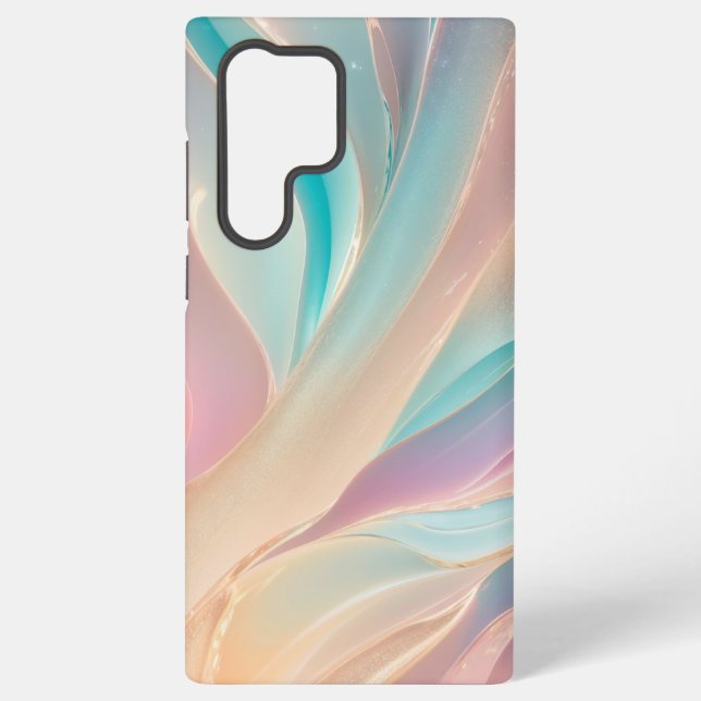 Funda Para Samsung Galaxy Iridescent Pastel Aurora Phone Case (Reverso )