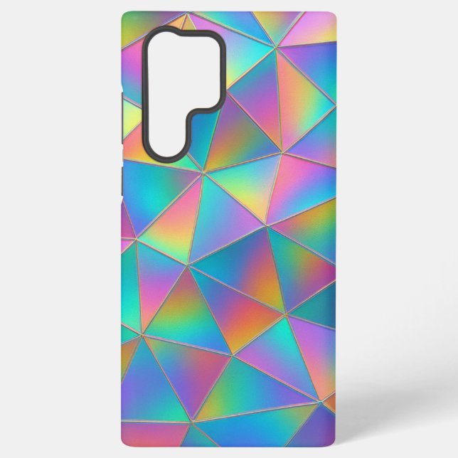 Funda Para Samsung Galaxy Iridescent Polygon (Reverso )